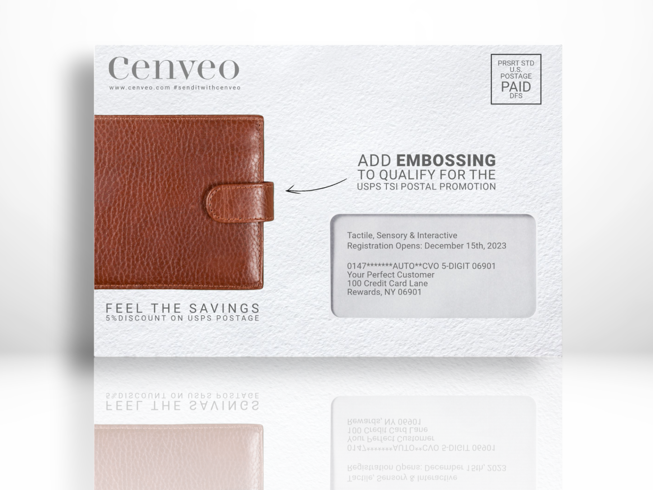 embossed envelope