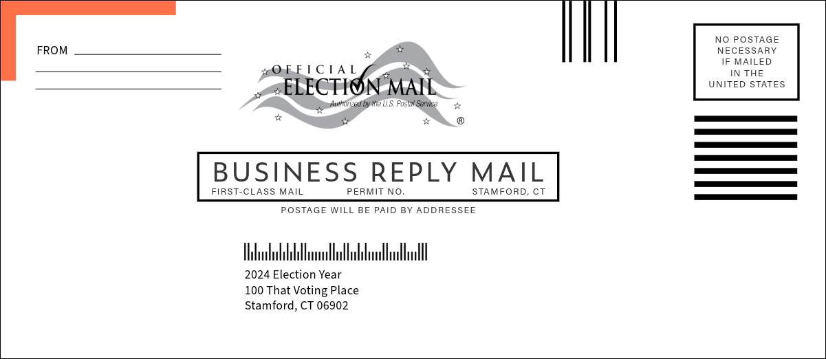 Political Reply Mail Envelope